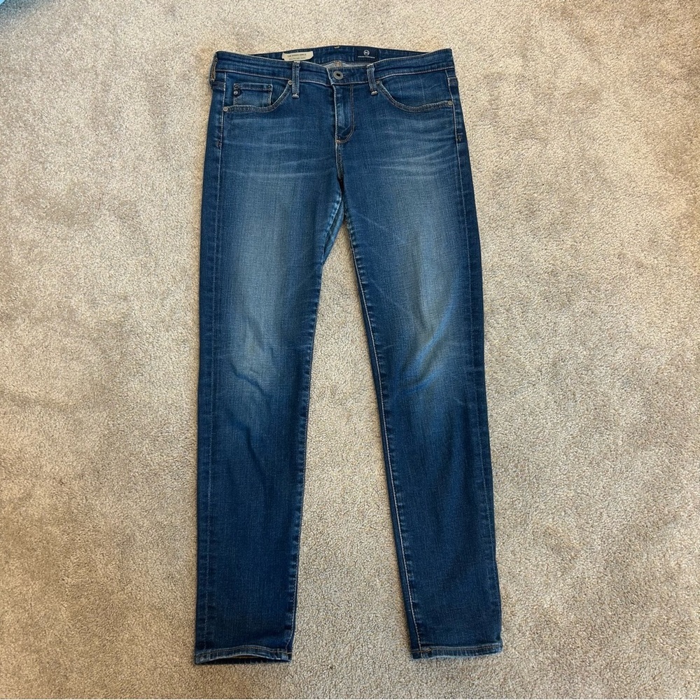 AG Adriano Goldschmied The Stevie ankle slim straight ankle denim jeans Sz 27